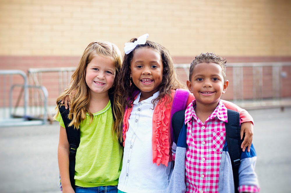 Web - group of three students