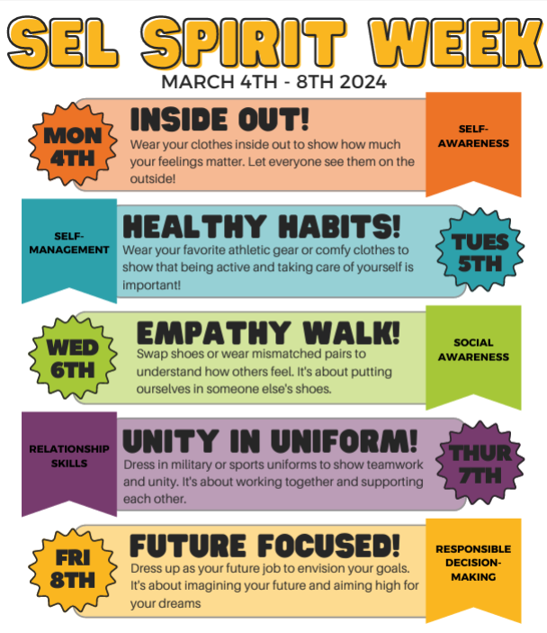 ECISD SEL SEL Week Activities