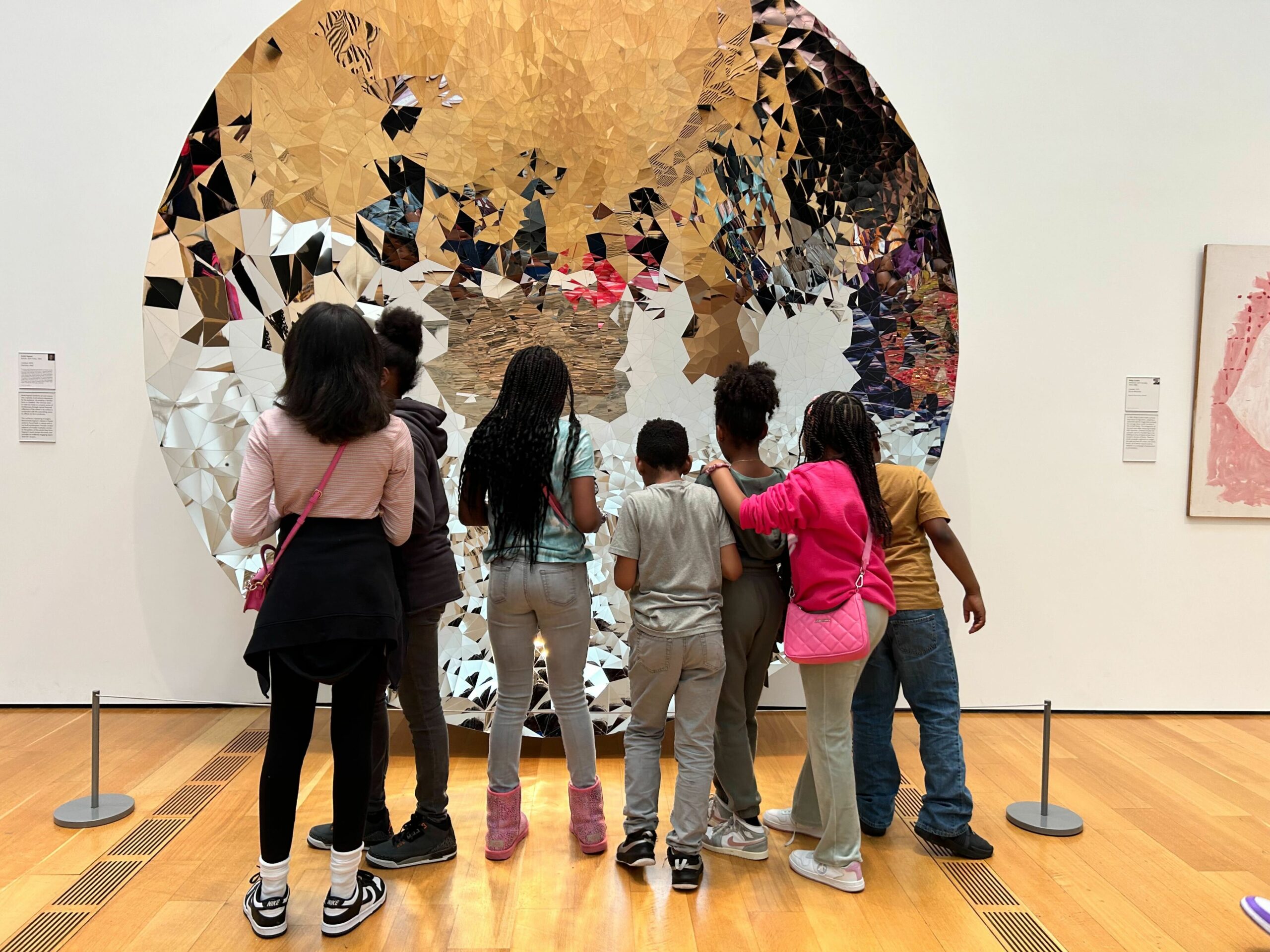 Kids at art museum