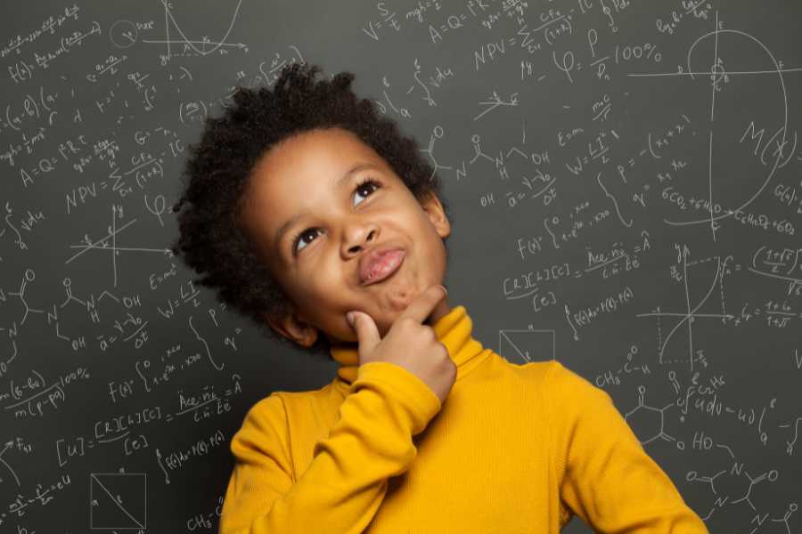 child thinks of pros and cons
